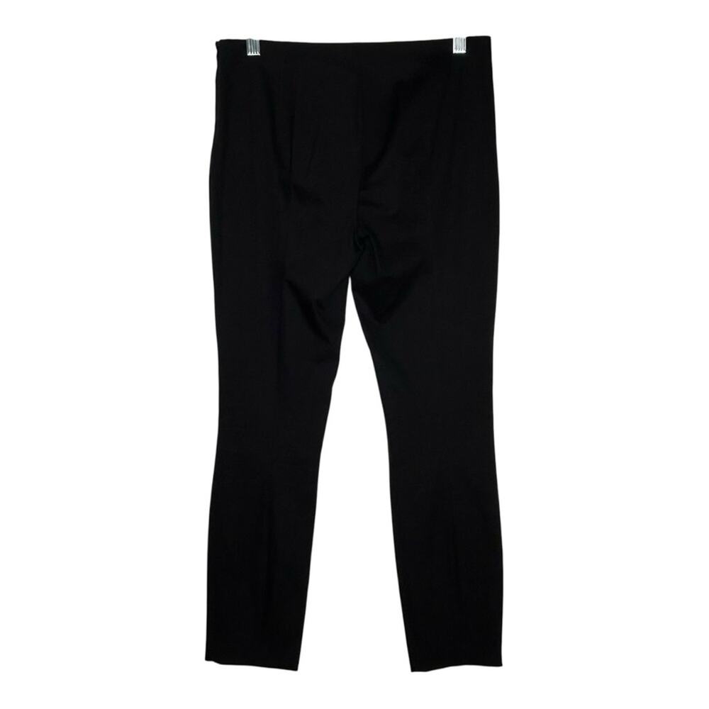 The Row Black Front Slit Side Zipper Cotton Blend Pant Sz 2 - Picture 2 of 10